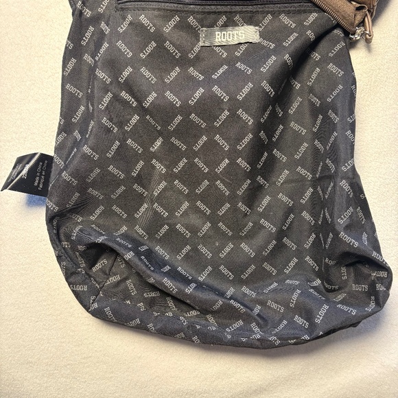 Roots Brown Leather Backpack - Picture 13 of 14